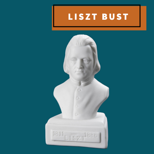 Liszt 5 Inch Composer Bust Giftware