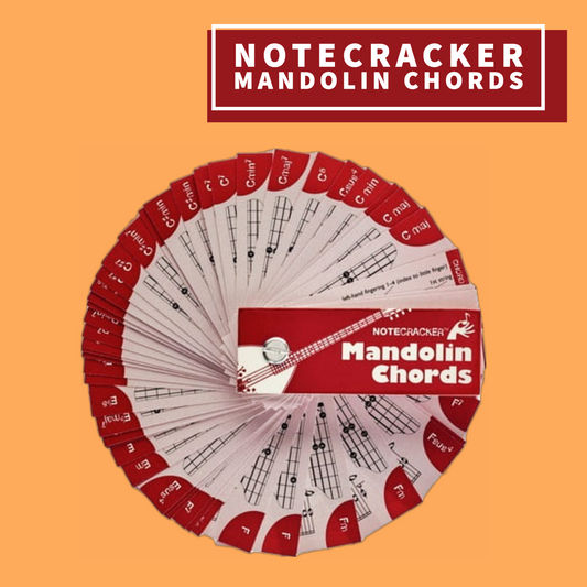 Notecracker Mandolin Chords - 70 Fun Learning Cards