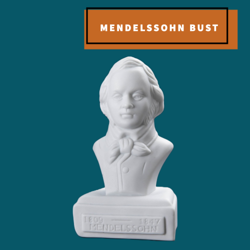 Mendelssohn 5 Inch Composer Bust Giftware