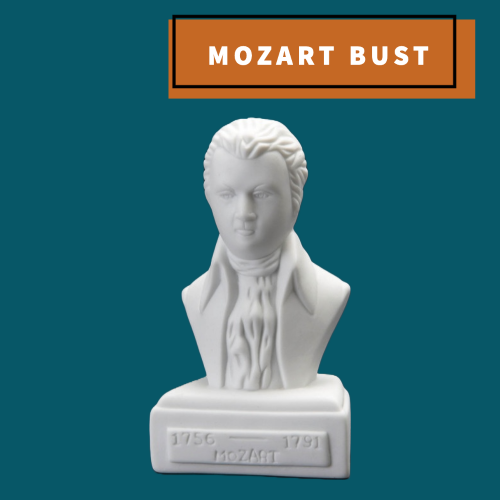 Mozart 5 Inch Composer Bust Giftware