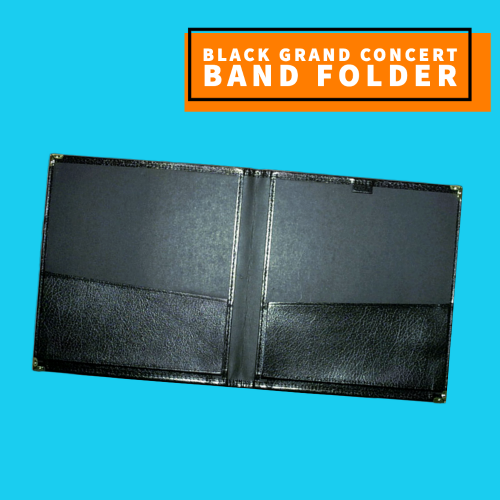 Black Grand Concert Band Folder With Pencil Loop (30.4Cm X 35.5Cm) Musical Instruments & Accessories
