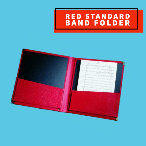 Red Standard Band Folder (30.4Cm X 35.5Cm) Musical Instruments & Accessories