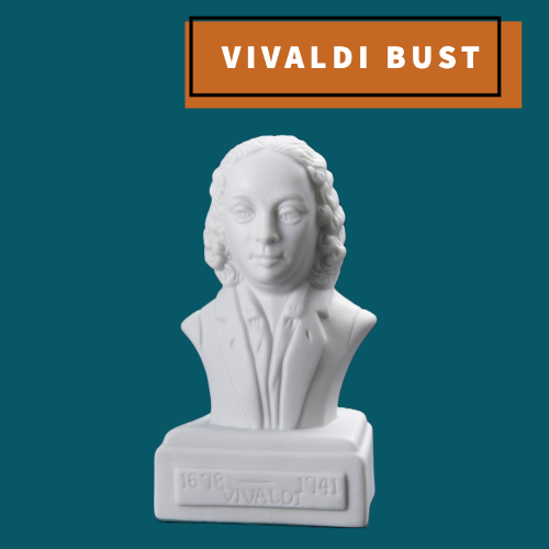 Vivaldi 5 Inch Composer Bust Giftware
