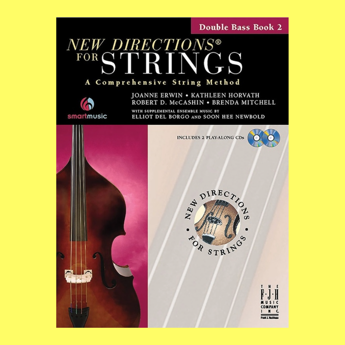 New Directions For Strings Double Bass Bk 2 Bk/Cd