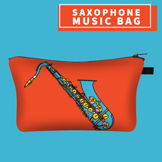 Saxophone Music Bag/Pencil Case