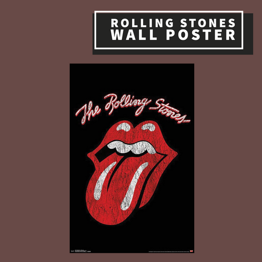 Rolling Stones Classic Logo Wall Poster