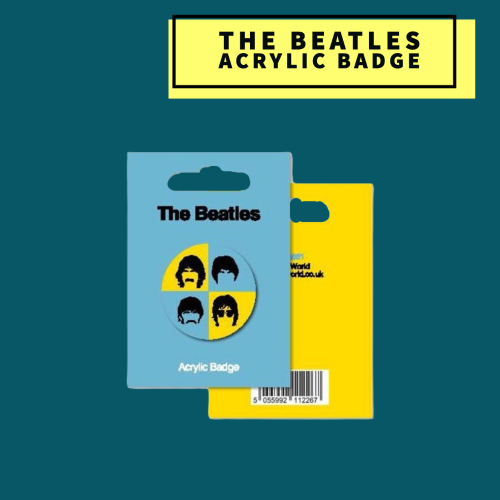 Beatles Pop Art Acrylic Badge