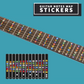 Guitar Fretboard Notes Map Stickers (For Beginners)