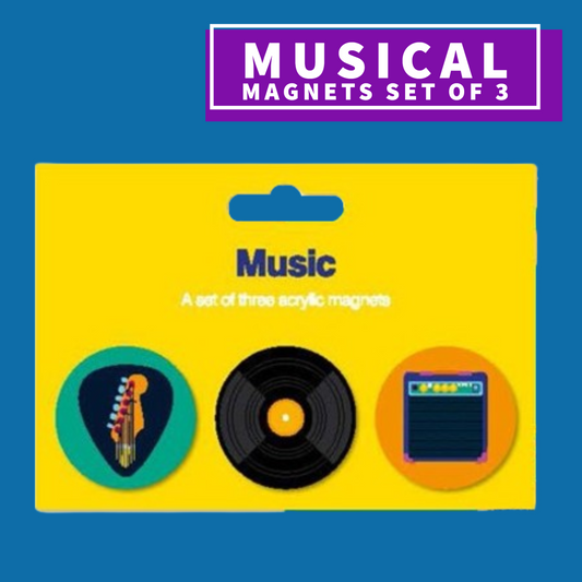 Music Theme Magnets - Set Of 3