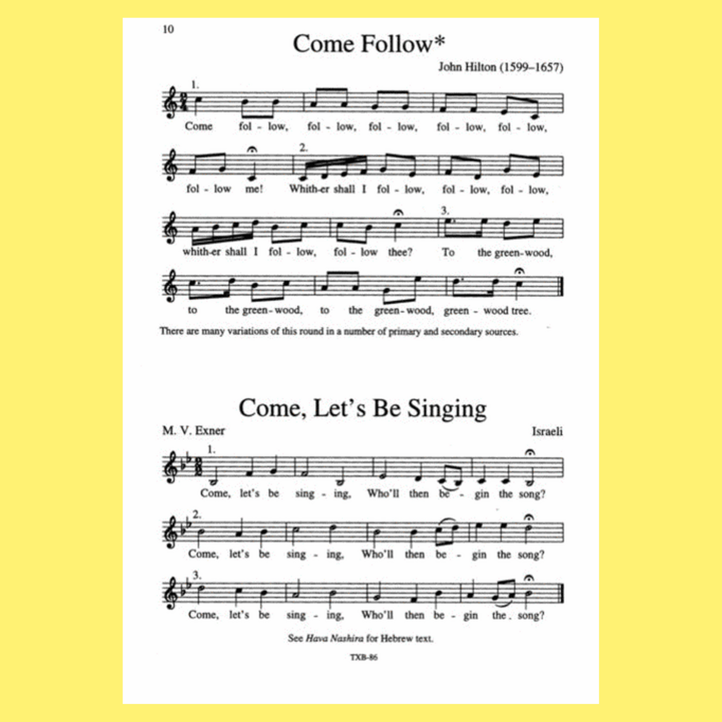 150 Rounds For Singing And Teaching Book