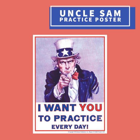 Uncle Sam Poster I Want You To Practice Everyday