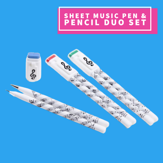 Sheet Music Duo Pen & Pencil Set