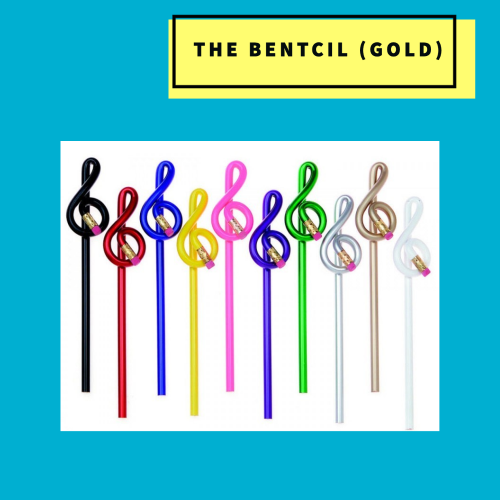 Bentcil - Treble Clef Design (Gold) Giftware