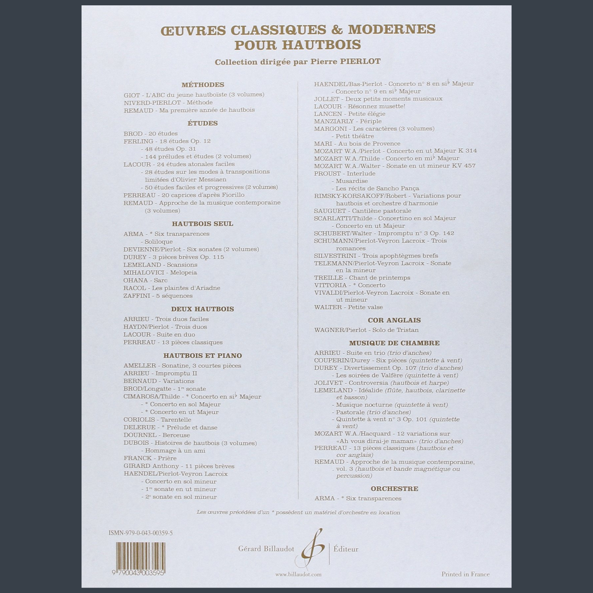 Franz Wilhelm Ferling - 48 Studies Op 31 For Oboe Book Woodwind