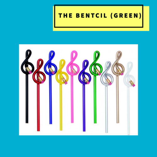 Bentcil - Treble Clef Design (Green) Giftware