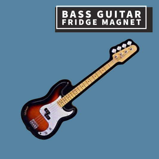 Bass Guitar Fridge Magnet Giftware