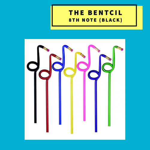 Bentcil - 8th Note Design (Black)