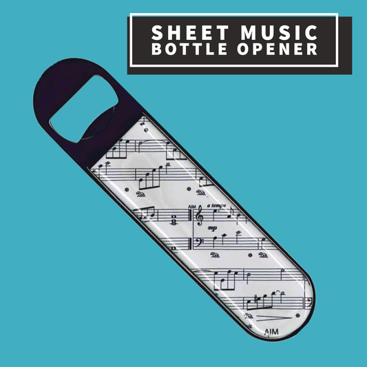 Sheet Music Bottle Opener Giftware