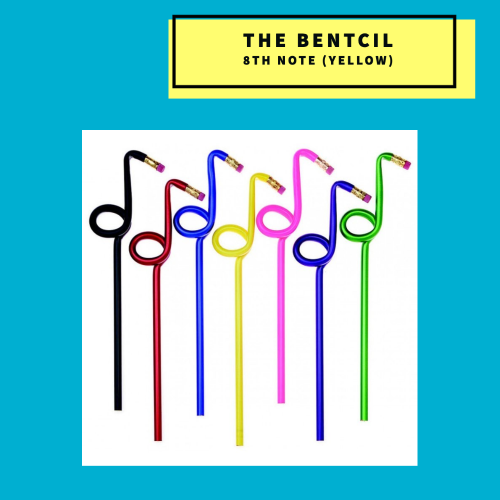 Bentcil - 8Th Note Design (Yellow) Giftware