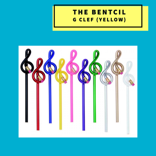 Bentcil - Treble Clef Design (Yellow)