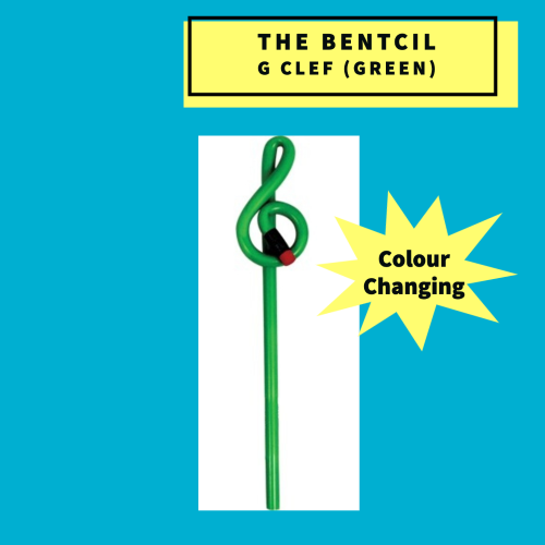 Bentcil - G Clef Green (Colour Changing) Giftware