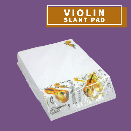 Slant Pad - Violin Design Giftware