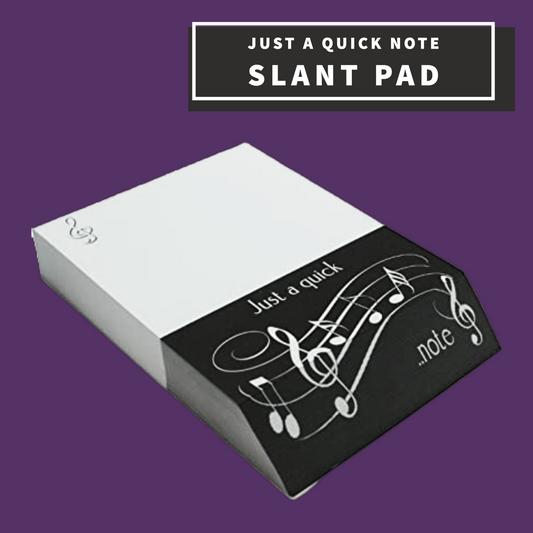 'Just a Quick Note' Slant Pad