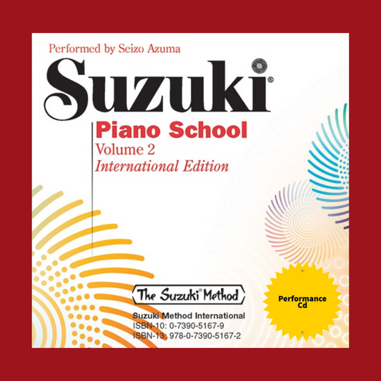 Suzuki Piano School - Volume 2 Cd