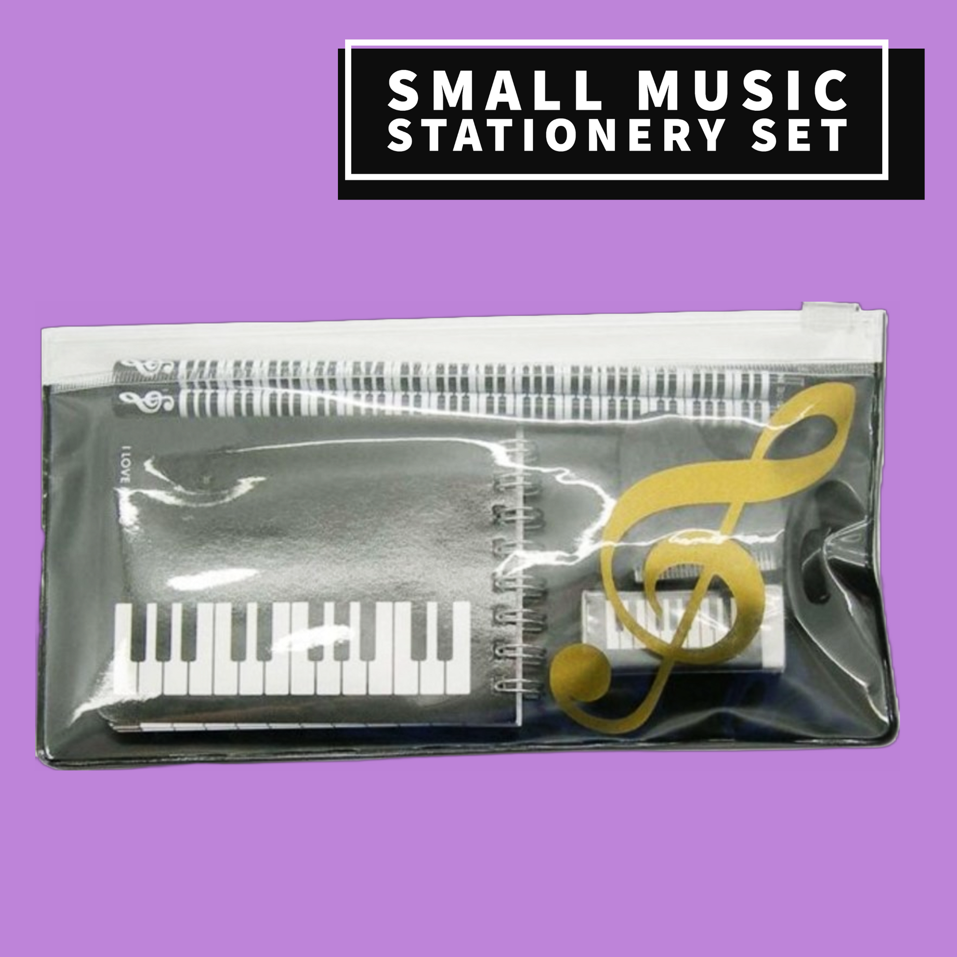 Small Musical Stationery Set Giftware