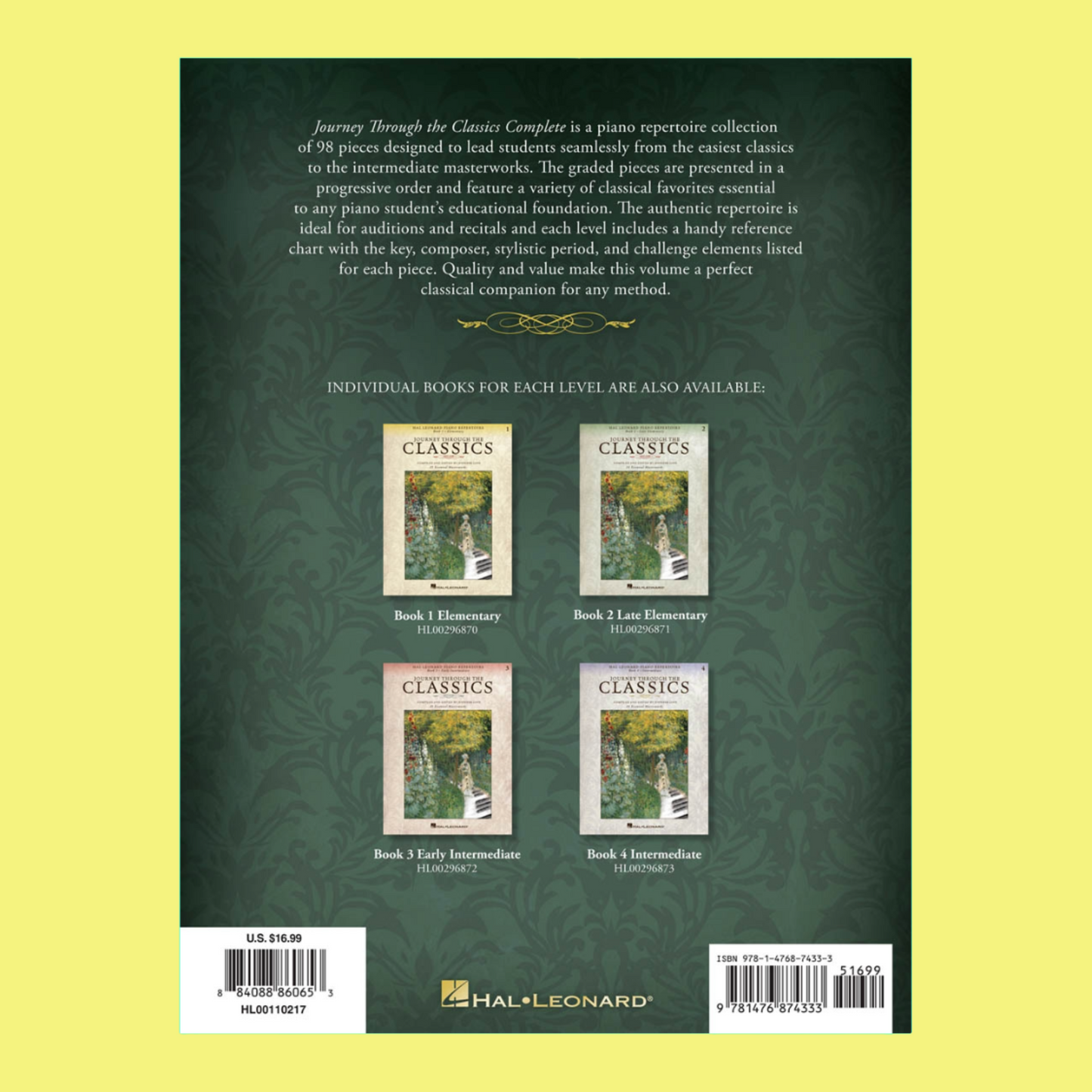 Journey Through The Classics - Complete Piano Book (Combined 1-4)