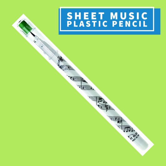 Sheet Music Plastic Pencil Giftware