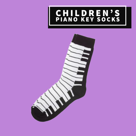 Childrens Piano Key Socks Giftware