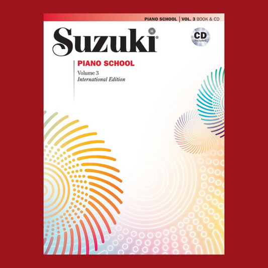Suzuki Piano School - Volume 3 Book/Cd (International Edition)