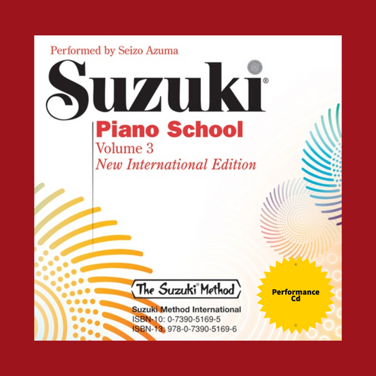 Suzuki Piano School - Volume 3 Cd
