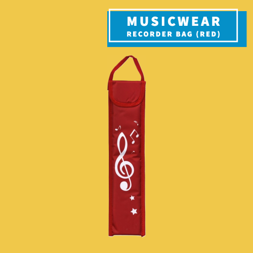 Musicwear Recorder Bag - Red Giftware