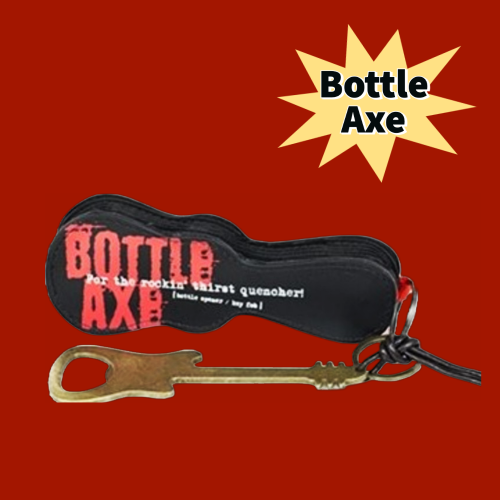 Bottle Axe: Bottle Opener/Key Chain (Bronze)