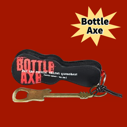 Bottle Axe: Opener/Key Chain (Bronze) Giftware