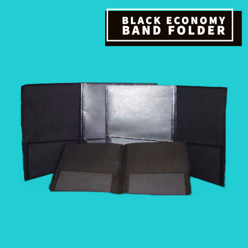 Black Economy Band Folder Expanding Pockets (30.4Cm X 35.5Cm) Musical Instruments & Accessories