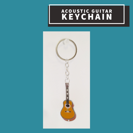 Acoustic Guitar Keychain Giftware