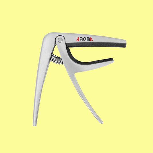 Aroma AC01 Acoustic/Electric Capo - Silver
