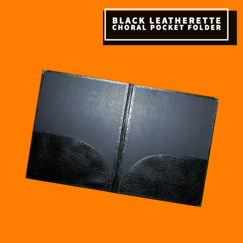 Black Leatherette Band Folder (27.9Cm X 35.5Cm) Musical Instruments & Accessories