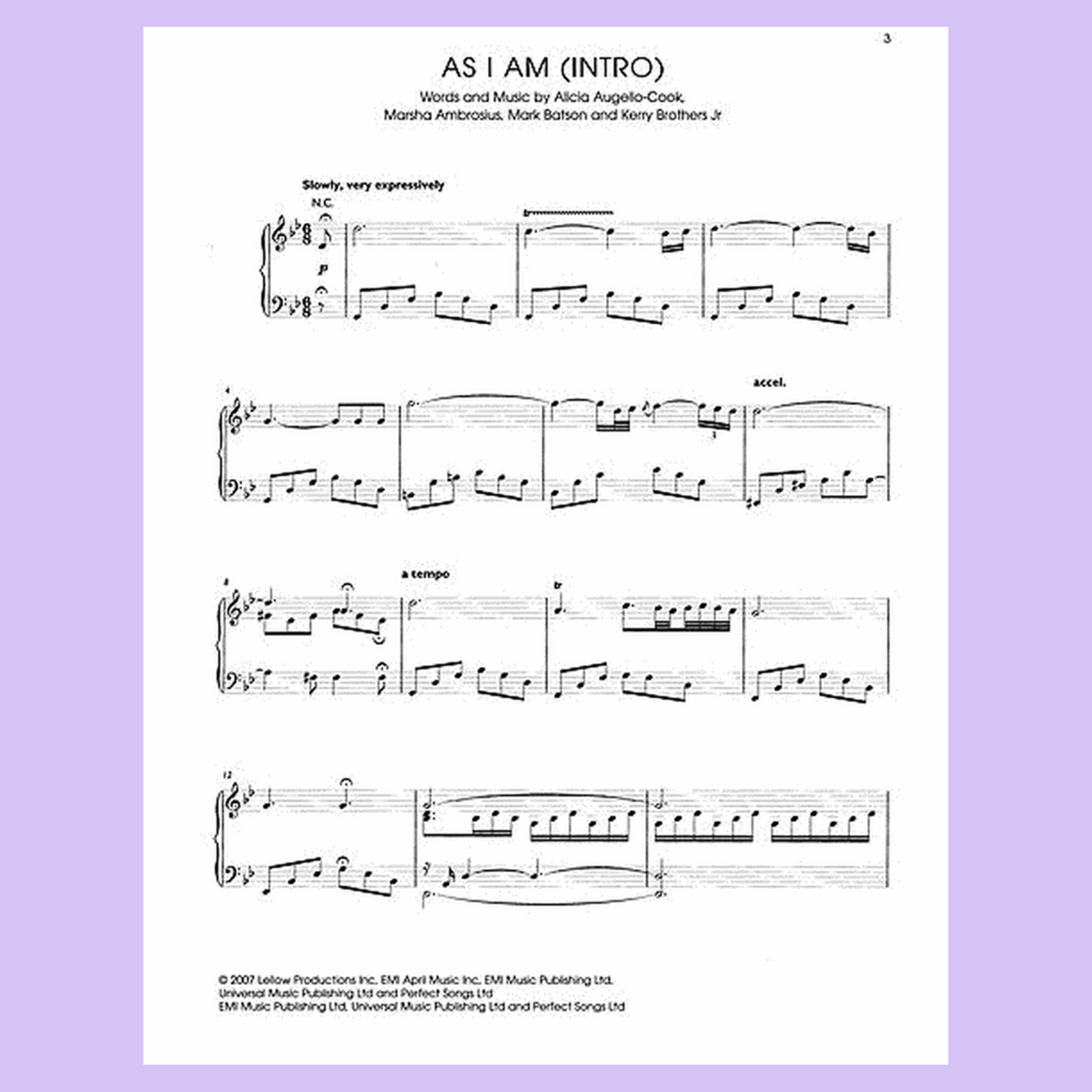 Alicia Keys - Piano & Vocal Songbook