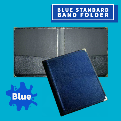Blue Standard Band Folder (30.4Cm X 35.5Cm) Musical Instruments & Accessories