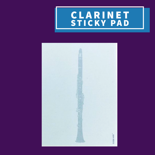 Clarinet Sticky Note Pad Giftware