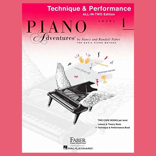 Piano Adventures: All In Two - Level 1 Technique & Performance Book