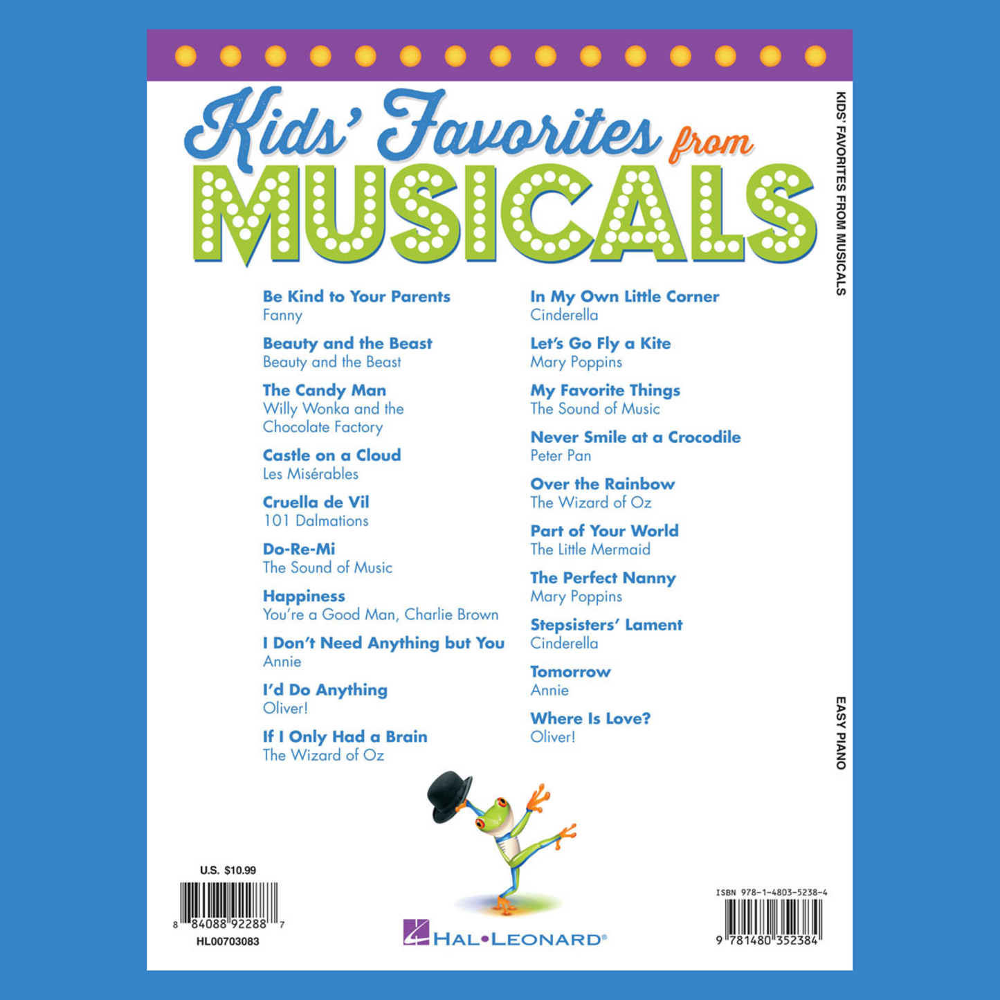 Kids Favorites From Musicals - Easy Piano Book & Keyboard