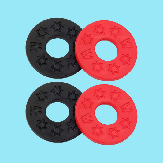 Musicworx - Red & Black Strap Blocks (4 Pack)