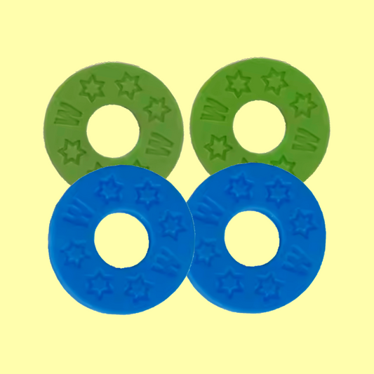 Musicworx - Green & Blue Strap Blocks (4 Pack)