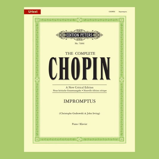 Chopin - Impromptus Piano Book (New Critical Edition)
