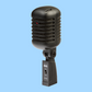 Eikon DM55V2BK Vintage Style Professional Vocal Dynamic Microphone - Satin Black
